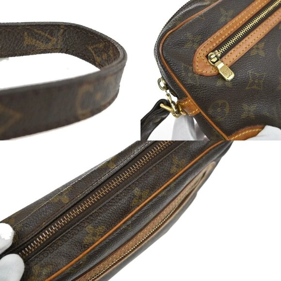 LOUIS VUITTON Marly Dragonne GM Clutch Hand Bag Monogram Brown M51825 62YH393 - Picture 7 of 13